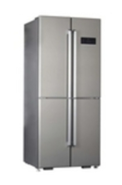 Sandstrom SFF4SD12 American-Style Fridge Freezer - Silver